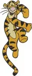 Disney Winnie Pooh Tigger Energetic Poses Jumping Waving Fun Loving Tiger Set - Filled Embroidery Design - 5867