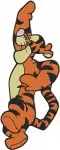 Disney Winnie Pooh Tigger Various Bouncing And Standing Poses Classic Tiger Bundle - Filled Embroidery Design - 5920