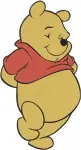 Winnie The Pooh Bear - Crawling Lying Down Small Standing Walking - Classic Pooh Bear Poses Collection - Filled Embroidery Design - 6117