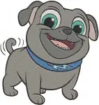 Disney Puppy Dog Pals Bingo Rolly Pug Brothers Keia Hissy Cat Friends Set - Filled Embroidery Design - 6298