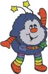 Rainbow Brite Color Kids Sprites Murky Dismal Lurky Playing Music Reading Bundle - Filled Embroidery Design - 6320