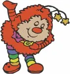 Rainbow Brite Lurky With Stormtrooper Red Butler Note Twink Sprite Colorful - Filled Embroidery Design - 6333