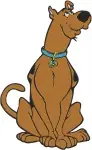Scooby Doo Mystery Inc Gang Scooby Shaggy Fred Daphne Velma Group Scooby Poses - Filled Embroidery Design - 6400