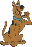 Scooby Doo Characters Scooby Doo Various Poses And With Shaggy Rogers Best Pals - Filled Embroidery Design - 6401