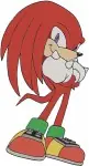 Sonic The Hedgehog Characters Knuckles The Echidna And Miles Tails Prower Flying - Filled Embroidery Design - 6471