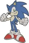 Sonic The Hedgehog The Blue Blur Various Dynamic Confident And Speedy Poses - Filled Embroidery Design - 6480