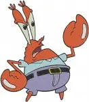 Spongebob Squarepants - Mr Krabs Money Lover And Patrick Star Best Friend - Bikini Bottom Characters - Filled Embroidery Design - 6481