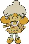 Strawberry Shortcake And Friends - Lemon Meringue And Angel Cake With Mirror - Sweet Scented Berry Besties - Filled Embroidery Design - 6521