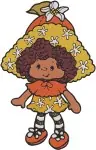 Strawberry Shortcake And Friends - Orange Blossom With Hula Hoop And Lime Chiffon Ballerina - Berry Fun Activities - Filled Embroidery Design - 6523