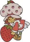 Strawberry Shortcake And Friends - With Snowman Pupcake Orange Blossom - Berry Winter And Summer Fun - Filled Embroidery Design - 6546