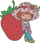 Strawberry Shortcake And Friends - With Snowman Pupcake Orange Blossom - Berry Winter And Summer Fun - Filled Embroidery Design - 6547