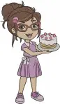 Sunny Day - Sunny Rox And Blair - Birthday Celebration And Friendship Poses - Nick Jr Salon Adventures - Filled Embroidery Design - 6575