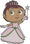 Super Why Pbs Kids Alpha Pig Wonder Red Princess Presto Literacy Heroes Bundle - Filled Embroidery Design - 6603