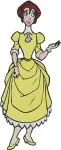 Disney Tarzan Jane Porter Drawing Singing Green Outfit Exploring Jungle - Filled Embroidery Design - 6659