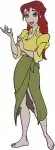 Disney Tarzan Jane Porter Drawing Singing Green Outfit Exploring Jungle - Filled Embroidery Design - 6660