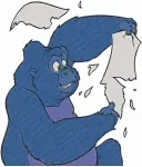 Disney Tarzan Kerchak Gorilla Leader Baby Tarzan Stack Jungle Hierarchy - Filled Embroidery Design - 6686