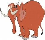 Tarzan Tantor The Elephant And Other Pachyderms Various Poses Jungle Fauna - Filled Embroidery Design - 6773