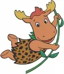 The Backyardigans - Tyrone Moose Austin Kangaroo Uniqua Pink Tasha Hippo - Dress Up Adventure Friends - Filled Embroidery Design - 6817