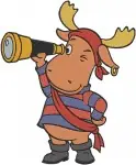 The Backyardigans - Tyrone Pirate Uniqua Cowgirl Pablo Penguin Tasha Pirate - Imaginative Playtime Characters - Filled Embroidery Design - 6818