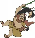 Disney Emperors New Groove Pacha With Chicha Birthday Cake Sombrero Family Designs - Filled Embroidery Design - 6861