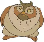 Disney Fox And Hound Tod Copper Big Mama Owl Widow Tweed Amos Slade Collection - Filled Embroidery Design - 6904