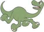 Disney Pixar Good Dinosaur Arlo Apatosaurus Various Poses Green Herbivore Bundle - Filled Embroidery Design - 6922