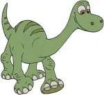 Disney Pixar Good Dinosaur Arlo Apatosaurus Various Poses Green Herbivore Bundle - Filled Embroidery Design - 6923