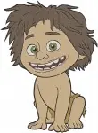 Disney Pixar Good Dinosaur Spot Feral Boy Various Expressions And Poses Bundle - Filled Embroidery Design - 6951