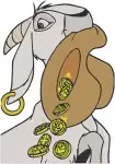 Hunchback Of Notre Dame Djali Esmeraldas Goat Various Expressive Character Poses - Filled Embroidery Design - 6977
