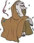 Hunchback Of Notre Dame Djali Esmeraldas Goat Various Expressive Character Poses - Filled Embroidery Design - 6978