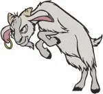 Hunchback Of Notre Dame Djali Goat Friend Various Standing And Jumping Actions - Filled Embroidery Design - 6986