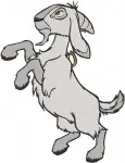 Hunchback Of Notre Dame Djali Goat Various Poses Baby Goat And Standing Views - Filled Embroidery Design - 6989