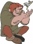 Hunchback Of Notre Dame Quasimodo Bell Ringer Various Poses And Expressions - Filled Embroidery Design - 7038