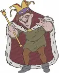 Hunchback Of Notre Dame Quasimodo Portraits And Frollo Villain Character Study - Filled Embroidery Design - 7048