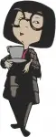 The Incredibles - Violet Parr Elastigirl Dash Parr And Edna Mode - Superhero Family And Fashion Designer - Filled Embroidery Design - 7109