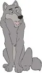 The Jungle Book - Akela The Wolf And Wolf Pups With Baby Mowgli In Basket - Wolf Pack And Man Cub - Filled Embroidery Design - 7139