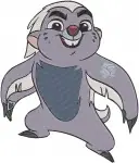 Disney Lion Guard Bunga The Honey Badger Bravest Member Action Poses Designs - Filled Embroidery Design - 7269