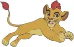 Disney Lion Guard Kion Lion Prince Leader Roar Of The Elders Action Poses Set - Filled Embroidery Design - 7282