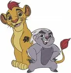 Disney Lion Guard Kion Bunga Ono Keenest Of Sight Nala Queen Characters - Filled Embroidery Design - 7292
