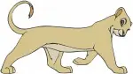 The Lion King Nala Adult Lioness Walking Sitting And Cub Playing Poses - Filled Embroidery Design - 7320