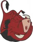 The Lion King Pumbaa Whog Various Expressive Portraits And Headshots - Filled Embroidery Design - 7341