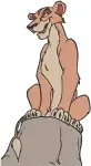 The Lion King - Young Nala On Turtle - Shenzi Hyena Cub - Simba And Sarabi Lioness - Assorted Characters - Filled Embroidery Design - 7495