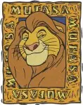 The Lion King Simba'S Pride Style - Majestic Adult Simba Portrait And Laughing King - Pride Rock Ruler - Filled Embroidery Design - 7496