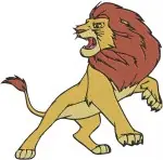 The Lion King - Adult Simba With Rafiki And Nala - King Portrait And Queen Nala Portrait - Royal Family And Friend - Filled Embroidery Design - 7500
