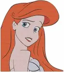 The Little Mermaid Ariel Portraits And With Flounder Fish Friend Collection - Filled Embroidery Design - 7781