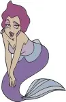Disney Little Mermaid Ariel Close Up Ursula Sea Witch Human Form Vanessa Bundle - Filled Embroidery Design - 7965