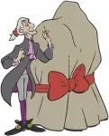 Disney Little Mermaid Prince Eric With Max Dog Grimsby Advisor In Disguise Designs - Filled Embroidery Design - 8007