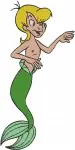 The Little Mermaid Various Merfolk Characters Mermaids And Mermen Underwater - Filled Embroidery Design - 8104