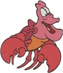 The Little Mermaid - Sebastian The Crab - Assorted Happy And Worried Poses - Disney'S Little Crab - Filled Embroidery Design - 8207