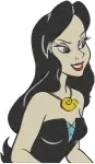 The Little Mermaid - Vanessa Ursula'S Human Disguise - Beautiful Deceptive Woman Portraits - Disney Villain Form - Filled Embroidery Design - 8250
